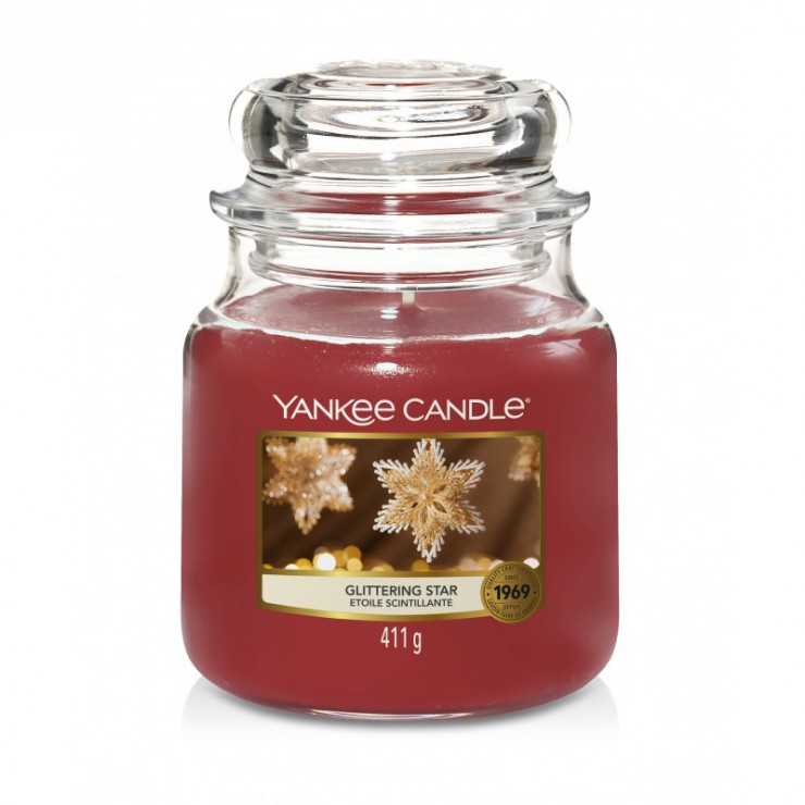 Medium Glittering Star Yankee Kerze