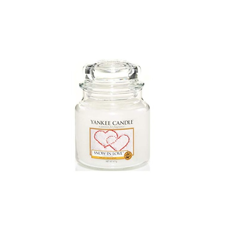 Snow in Love Yankee Candle mittelgroße Kerze