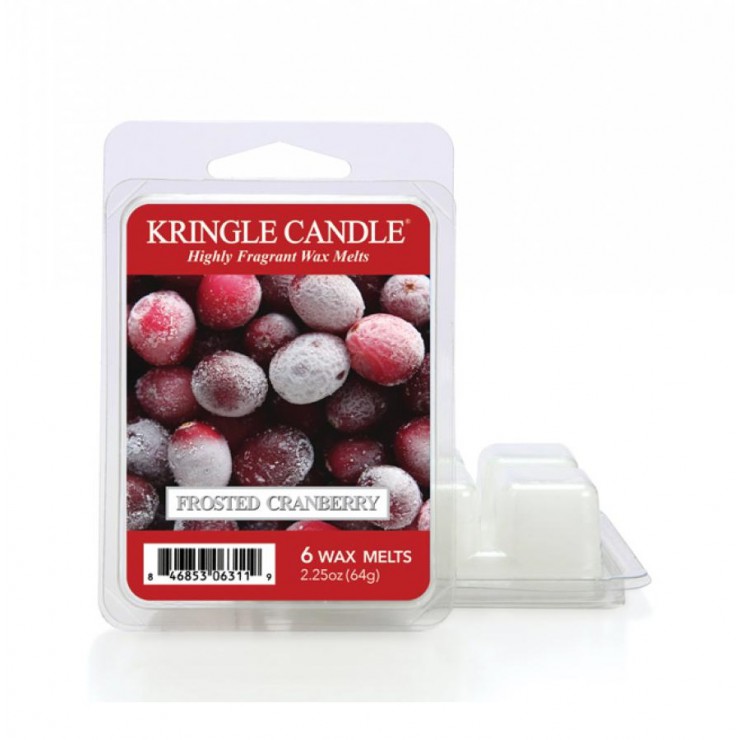 Frosted Cranberry Kringle Kerze Duftwachs