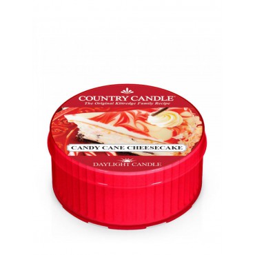 Tageslichtkerze Candy Cane Cheesecake Country Kerze