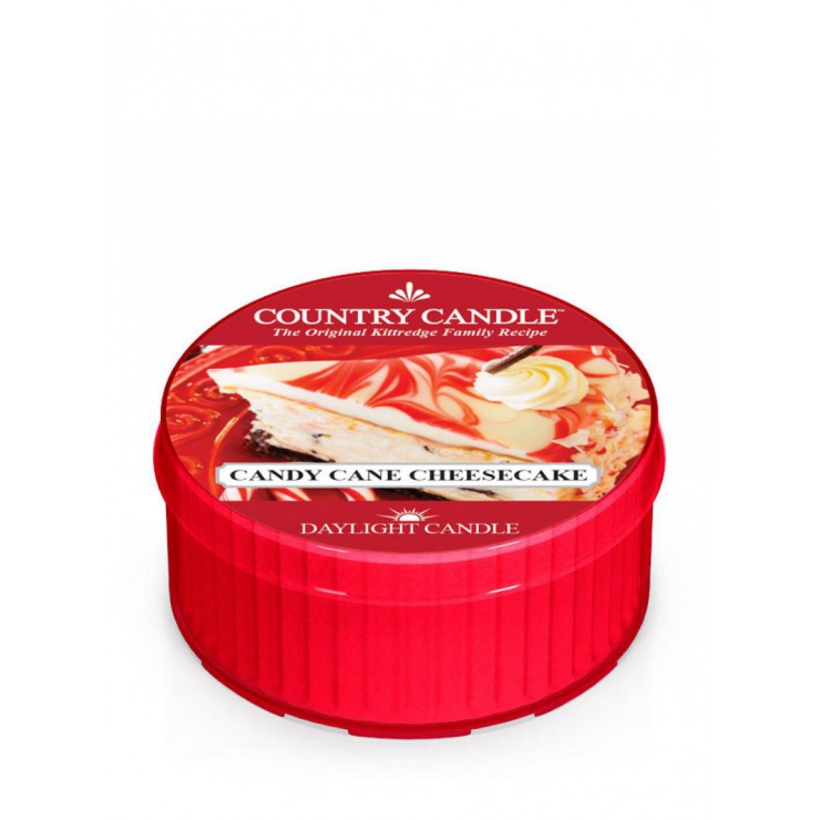 Tageslichtkerze Candy Cane Cheesecake Country Kerze
