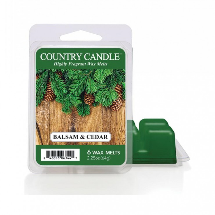 Country Candle Balsam & Zedernholz Duftwachs