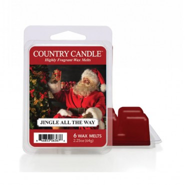 Jingle All The Way Country Kerze Duft Wachs