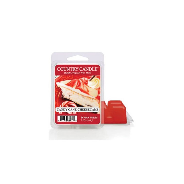 Country Candle Candy Cane Cheesecake Duftwachs