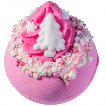 Bomb Cosmetics Rosa Weihnachten sprudelnde Badekugel