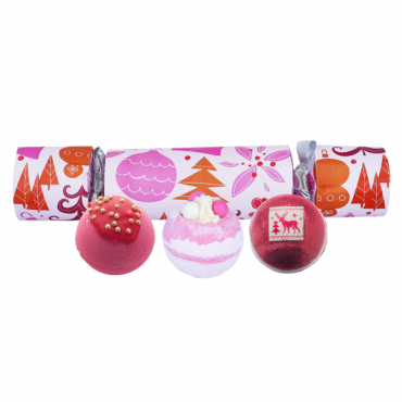 Wir wünschen Ihnen ein rosiges Weihnachtsfest Bomb Cosmetics Bonbon-Geschenkset