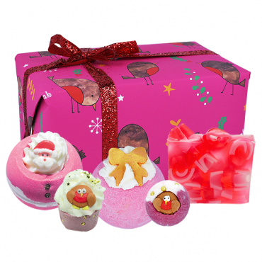 Robin das Red Bomb Cosmetics Geschenkset
