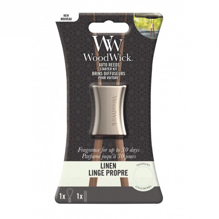 Woodwick base Linen Auto-Duftstäbchen