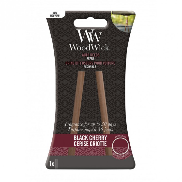 Auto-Duftstäbchen Nachfüllpackung Black Cherry Woodwick
