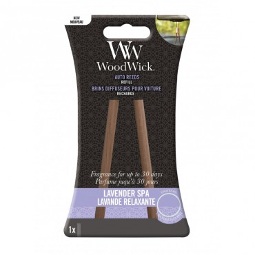 Woodwick Lavendel Spa Auto-Duftstäbchen zum Nachfüllen