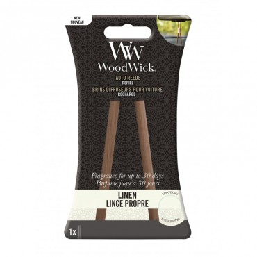 Woodwick Linen Auto-Duftstäbchen zum Nachfüllen