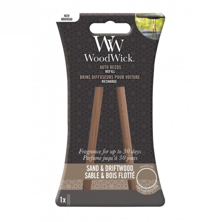 Woodwick Sand & Driftwood Auto-Duftstäbchen