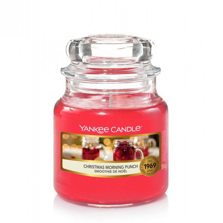 Kleine Christmas Morning Punch Kerze von Yankee Candle