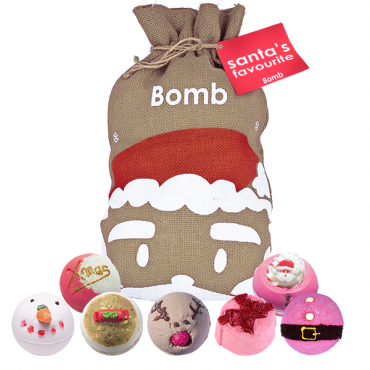 Santa`s Favourite Bomb Cosmetics Geschenktüten-Set