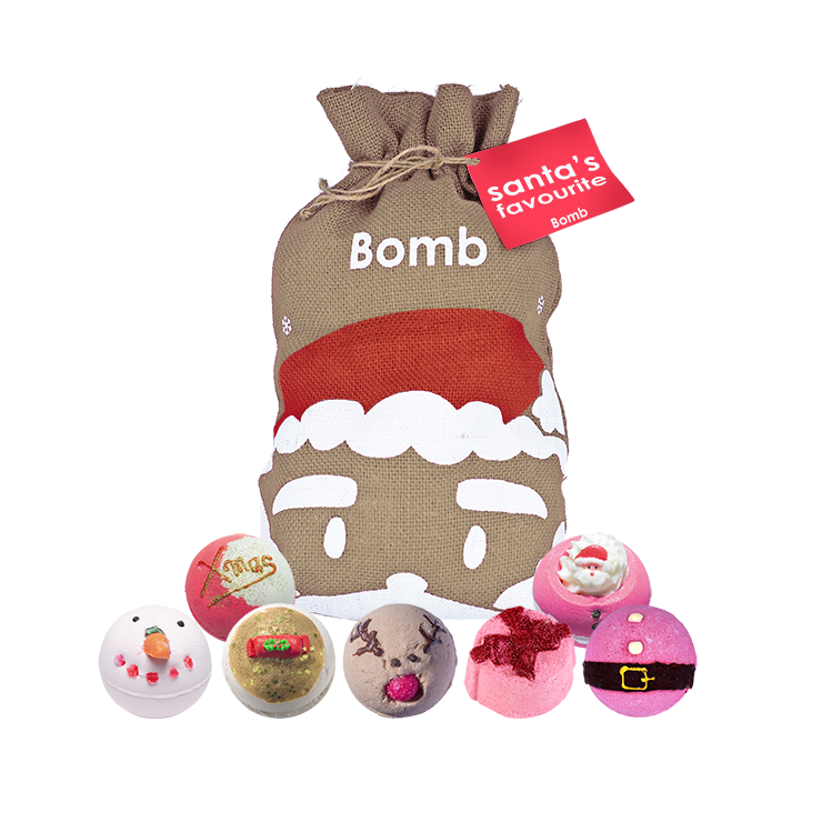Santa`s Favourite Bomb Cosmetics Geschenktüten-Set