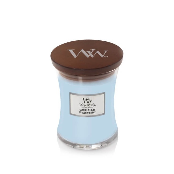 Woodwick Seaside Neroli Medium Kerze
