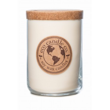 Große Bourbon-Vanille-Öko-Kerze