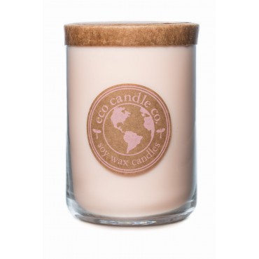 Große Vanille-Grapefruit-Öko-Kerze